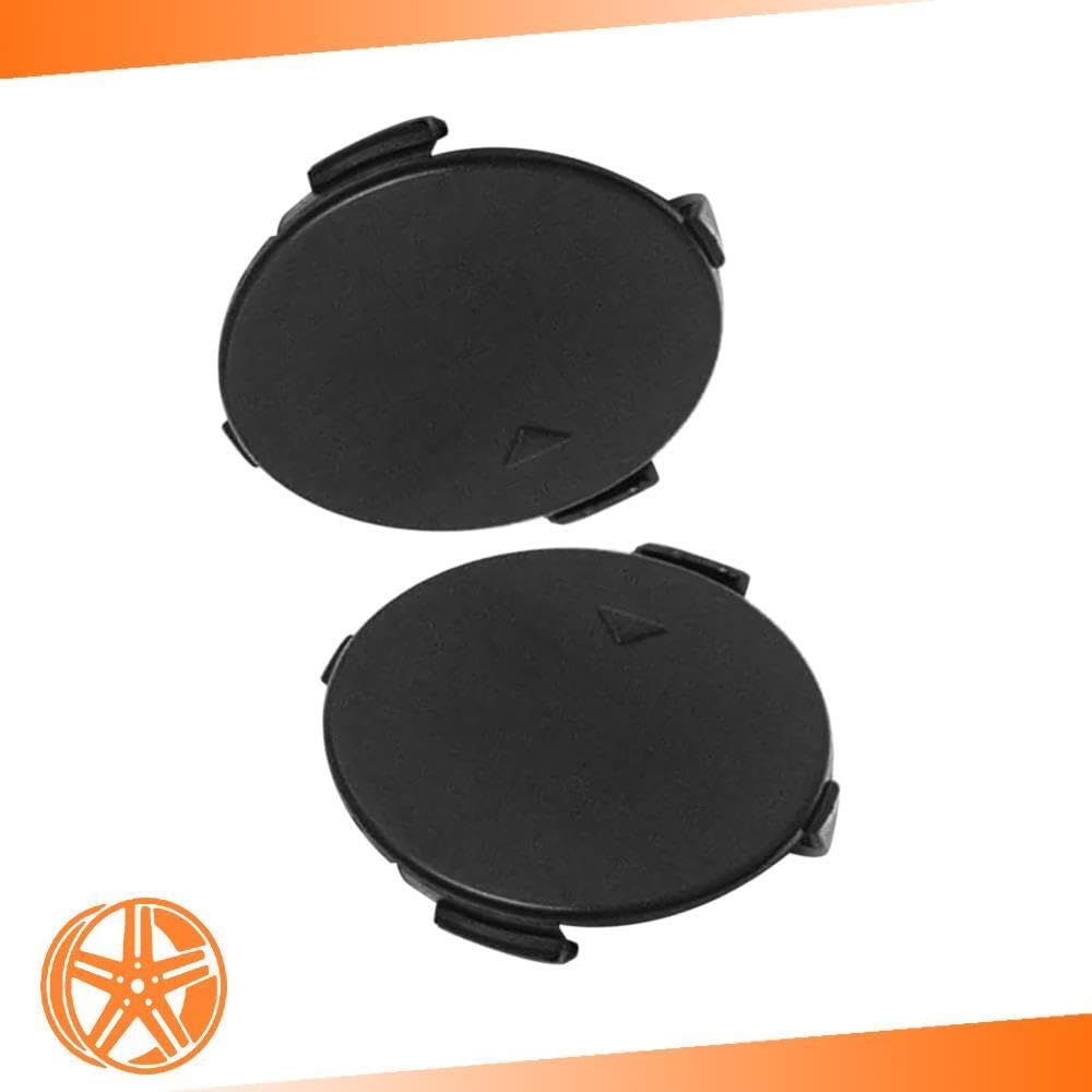 ya 27 10.13 baidi 2X Rear Bumper Tow Hook Eye Cover Unpainted 51127206865 for X5 E70 2008-2013