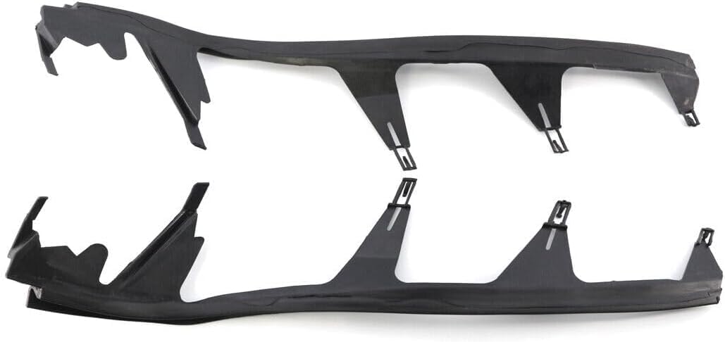ya 14 9.20 zhengce for BMW 3er E46 M3 330Ci 2X Front Headlight Cover Strip Upper Headlamp Gas-1
