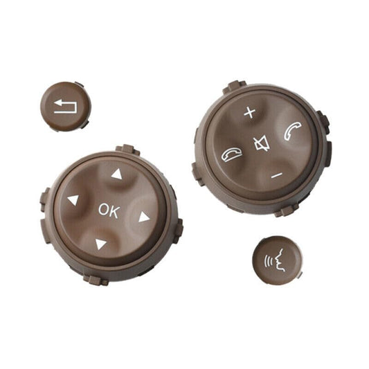 ya 5 8.10 4 Pack/Kit R&L Steering Wheel Switch Button Fits for Mercedes W221 S 2006-2009