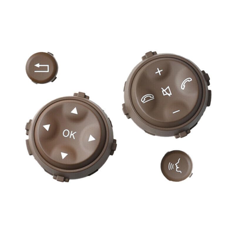 ya 8 8.24 baidi 4 Pack/Kit R&L Steering Wheel Switch Button Fits for Mercedes W221 S 2006-2009 