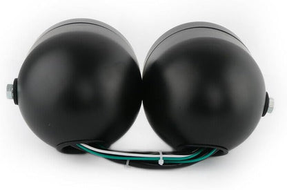 ya 4 8.14 Black double lights motorcycle double lights universal suitable for Harley for Honda 