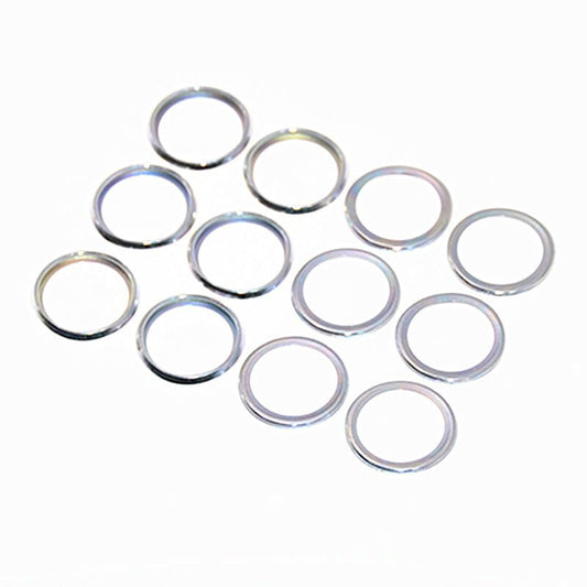 ya 5 8.10 Set of 12 Metal Engine Oil Drain Plug Washer Gaskets for Subaru 803916010