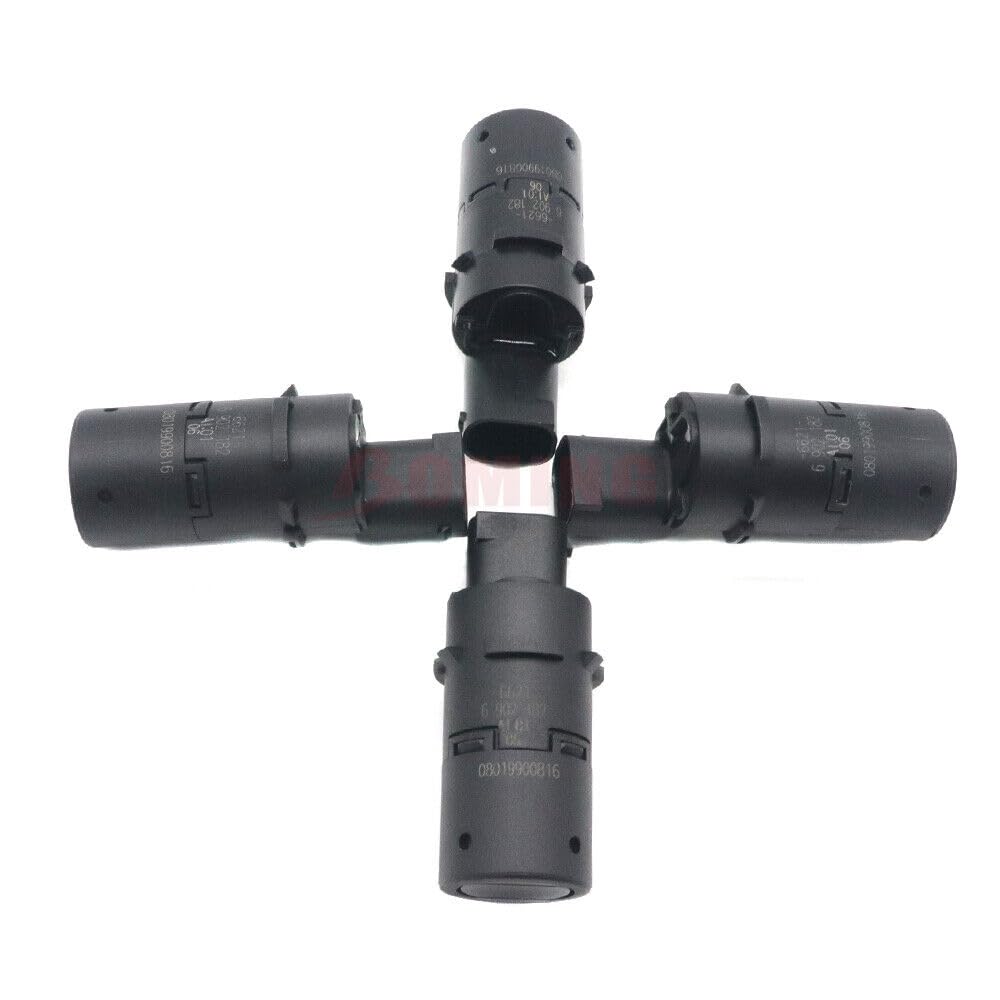 ya 2 8.15 Suitable for BMW E38 E39 E53 X5 66216902182 Black Parking Sensor PDC Sensor Rear 2 Pieces