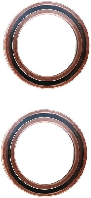 ya 5 8.10 Fit 1998-09 for Volvo C70 S40 V70 2Pcs Engine Crankshaft Inner Timing Cover Oil Seal