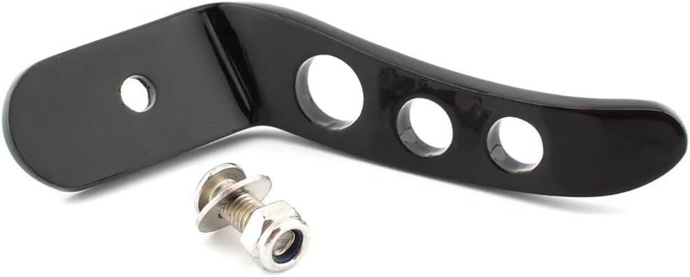 ya 2 8.15 Black Motorcycle Stand Kickstand Extension for Harley Touring FLHX Road King