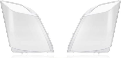ya 11 9.14 zhengce Pair Front Headlight Lens Shell Cover Left+Right for Cadillac CTS 2008-2013