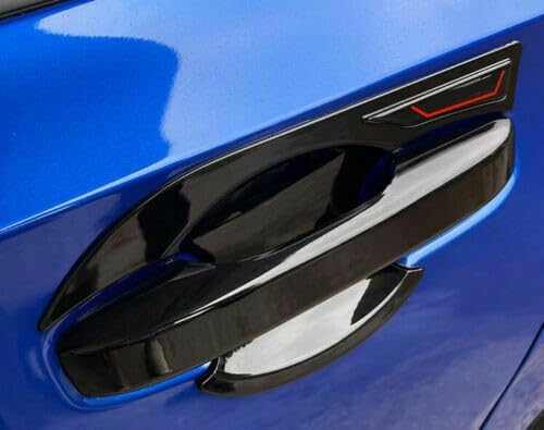 ya 5 8.10 for Honda for Civic 11th 2022-2023 Glossy Black Outer Door Handle+Bowl Cover Trim 8P