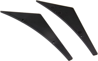 ya 2 8.15 4pcs Black Pattern Car Bumper Fin Canard Splitter Diffuser Valence Spoiler Lip