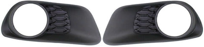 ya 4 8.10 Pair Front Bumpe Fog Light Lamp Bezels For 2011-2017 2016 for Dodge Caravan