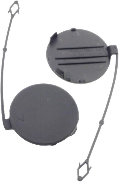 ya 4 8.8.2 Left & Right Front Bumper Tow Hook Eye Cover Caps Fit for BMW X5 E70 2007-2010