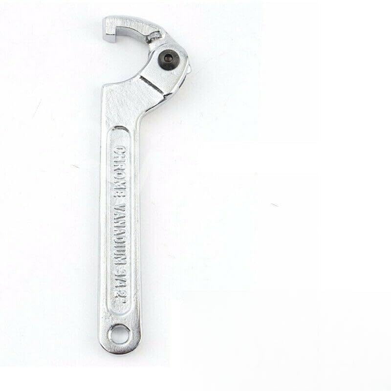 ya 6 8.24 baidi Adjustable Hook Wrench 19-51 mm C Round Spanner Tool Slotted Retaining Accessory