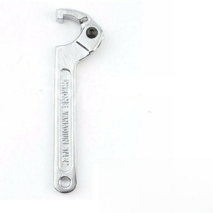 ya 6 8.24 baidi Adjustable Hook Wrench 19-51 mm C Round Spanner Tool Slotted Retaining Accessory