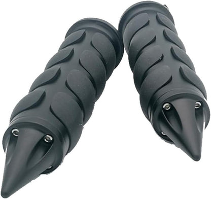 ya 11 9.14 baidiMotorcycle 1 inch Handlebar end Grips for Harley Softail Springer Electra Glide-