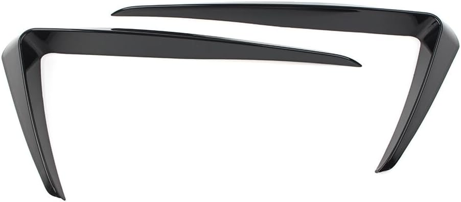 ya 13 9.15 baidi Front Bumper Fog Light Lamp Cover Trim for VW for Golf 7 2013-2016 Glossy Black