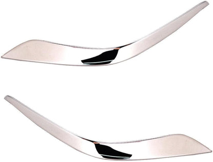 ya 11 9.14 zhengce 2 Pack Chrome Front Fog Lamp Eyebrow Cover Decoration for Mazda 6 Atenza 20