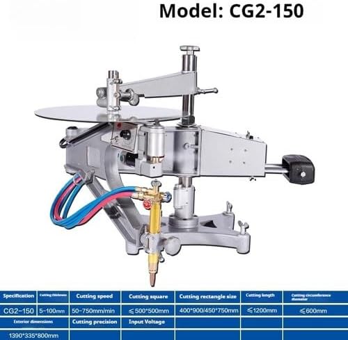 ya 28 10.13 baidi CG2-150 Cutting Round Square Flame Metal Imitation Ring Gas Cutting Machine-1