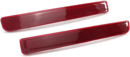 ya 4 8.24 baidi Rear Bumper Reflector Red Lens Warning Strip Pair for Land Rover Discovery 3 4