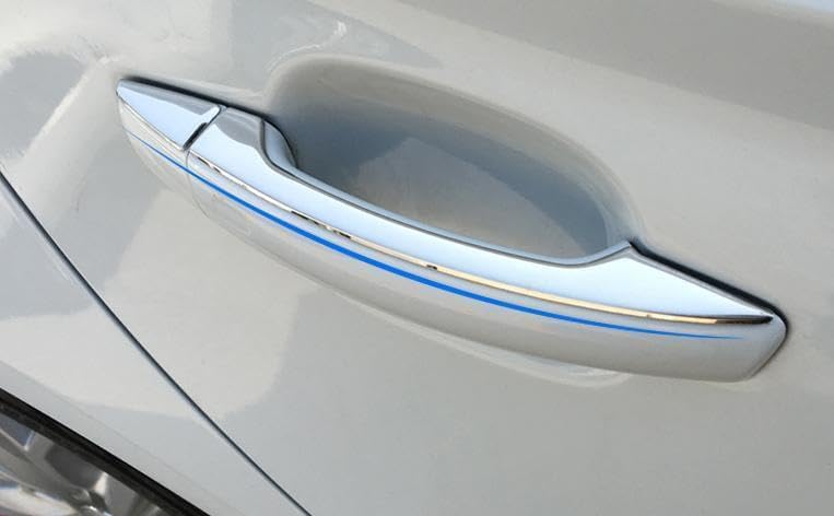ya 4 8.8.2 Suitable for Audi A3 A6 2012-2017 Chrome Titanium Door Handle Upper Strip Cover Decoration 8X