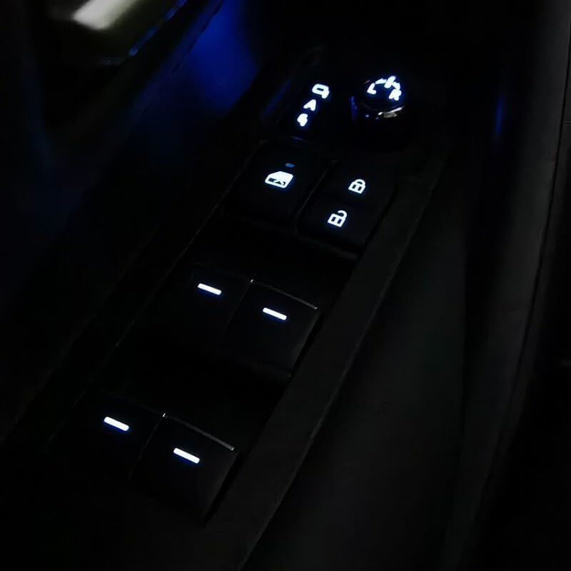 ya 12 10.8 baidi White LED Power Window Switch Replacement Kit for COROLLA Cross 2022-2024 -