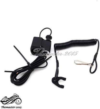 ya 5 8.10 ATV Tether Pull Kill Switch for Yamaha Blaster 200 Banshee Warrior 350 YFZ450R