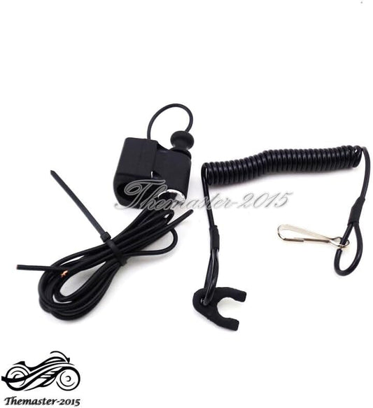 ya 5 8.10 ATV Tether Pull Kill Switch for Yamaha Blaster 200 Banshee Warrior 350 YFZ450R