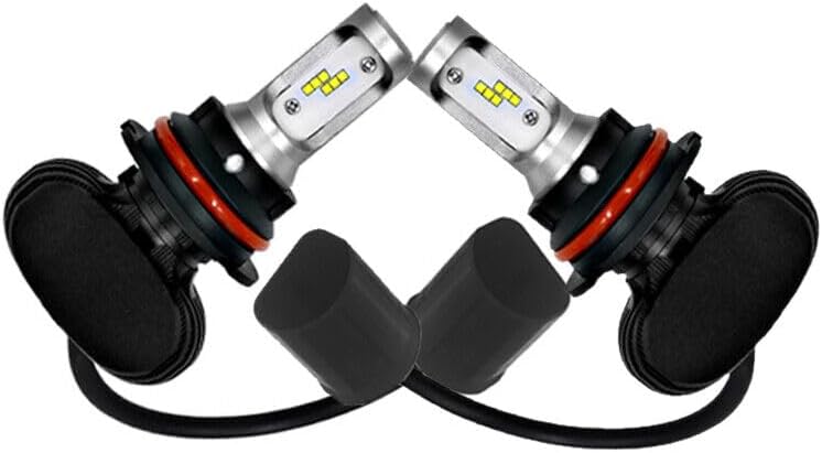 ya 4 8.8 Pair of Car Auto 8000LM 9004 HB1 LED Headlight Kit High Low Beam 6000K Lights 