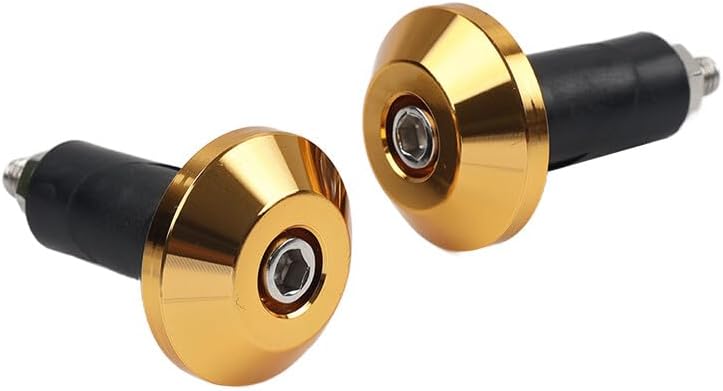 ya 6 8.14 7/8'' 1'' Motorcycle Handlebar Grips Handle Bar End Cap Silder Plug