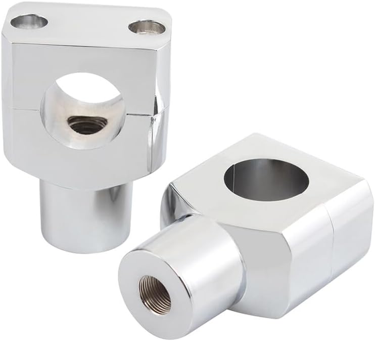 ya 15 10.19 zhengce 2pcs Motorcycle 1 Inch Handlebar Riser Mount Chrome L&R for Suzuki Marauder