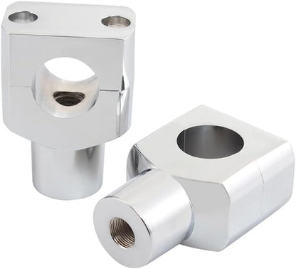 ya 15 10.19 zhengce 2pcs Motorcycle 1 Inch Handlebar Riser Mount Chrome L&R for Suzuki Marauder
