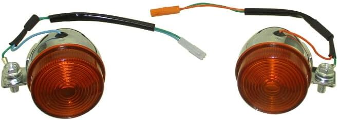 ya 13 9.15 baidi Chrome Steel Turn Signals Indicators for Honda Z50 Monkey Gorilla