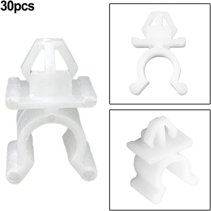 ya 13 9.15 baidi 30pcs For for Nissan Hood Support Prop Rod Clip 65722-01E00 Nylon Replacement