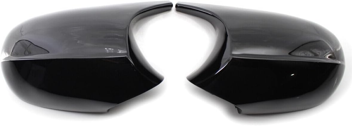 ya 11 9.14 baidiM3 Style Gloss Black Side Mirror Covers for BMW E90 E92 E93 LCI 2pcs -