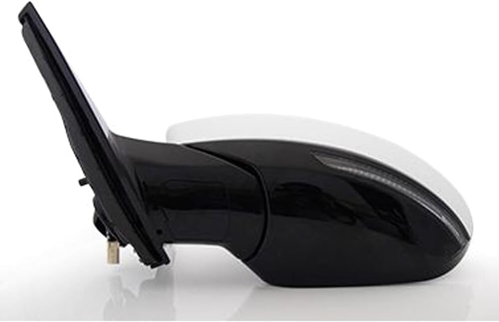 ya 11 9.14 baidiSide Mirror Passenger R for 2019-20 for Nissan for Altima Power Glass and Signal Lights 5 Wire -