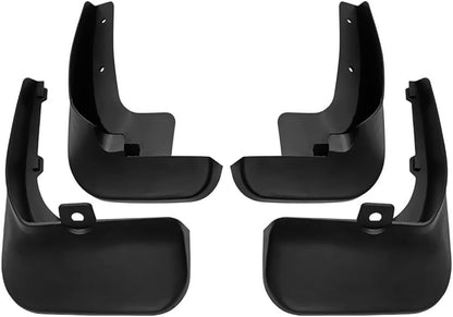 ya 4 8.10 Mud Flaps Mudguards Splash Guards for Nissan NV200 Vanette Evalia 2010-2019 BLK