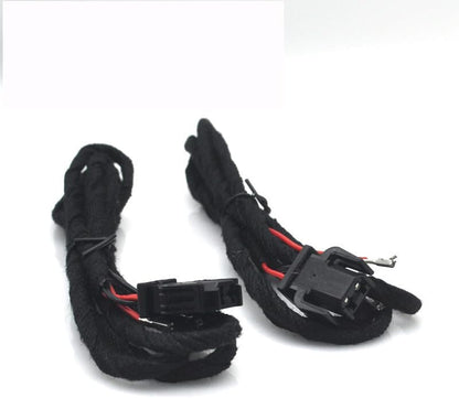 ya 5 8.10 2x Retrofit Door waring light Cable harness for Audi A4 B8 A6 A3 8p 8v q7 A7 q7