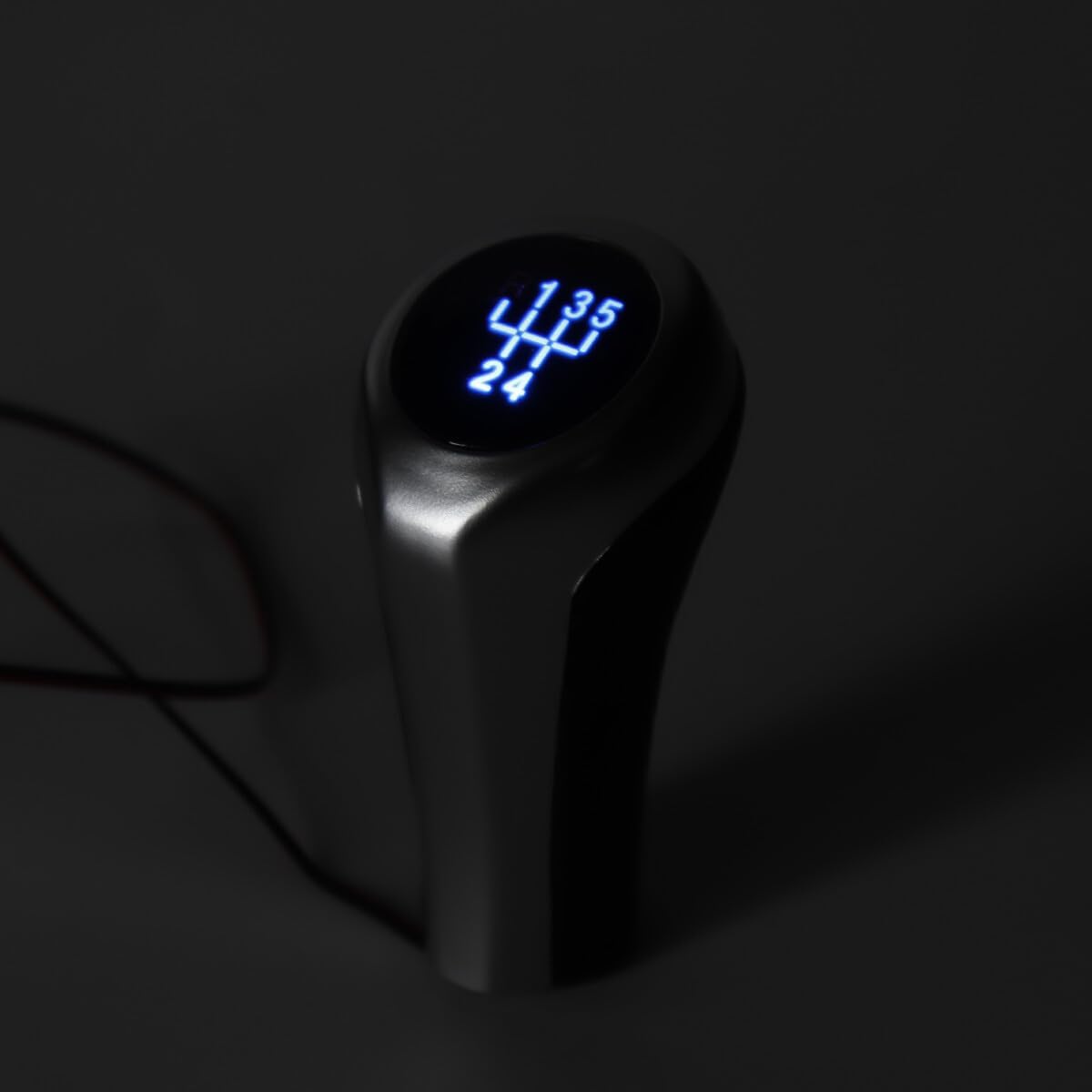 ya 4 8.14 for BMW E46 E90 E91 E92 X1 X3 Silver 1PC 5/6 Speed Gear Shift Knob W/LED Light