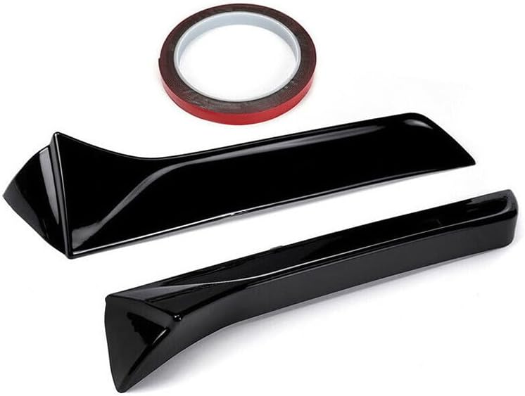 ya 6 8.24 baidi 2Pcs For 13-21 for SEAT Leon MK3 MK3.5 Rear Side Spoiler Wing Kit Glossy Black