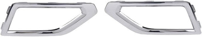 ya 2 8.15 Chrome Front Bumper Grille Fog Light Grille L&R Side Set Fit for VW Atlas 18-19