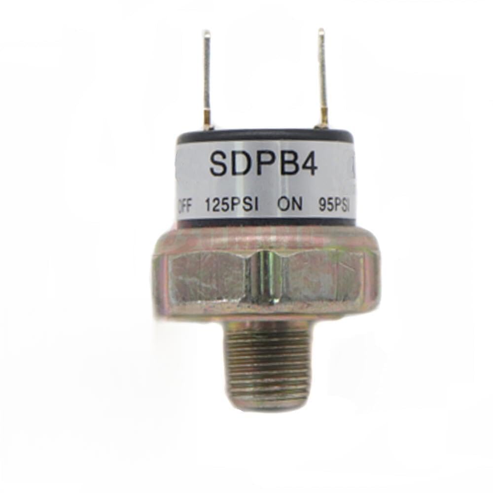 ya 2 8.15 Gas Pressure Switch Tank Mounting Thread 12V/24V 1/4 Inch NPT 95-125PSI for Train Horns 