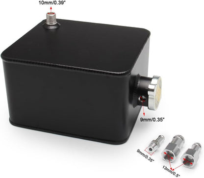 ya 10 9.16 baidi GM 2.5L Water Coolant Radiator Overflow Recovery Tank Bottle Aluminum