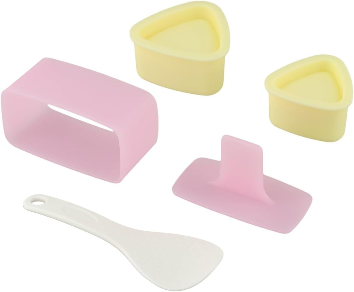 ya 14 9.20 baidi 3 Pack Onigiri Moulds Sushi Maker Kit Triangle Rice Ball Musubi Maker Press-1