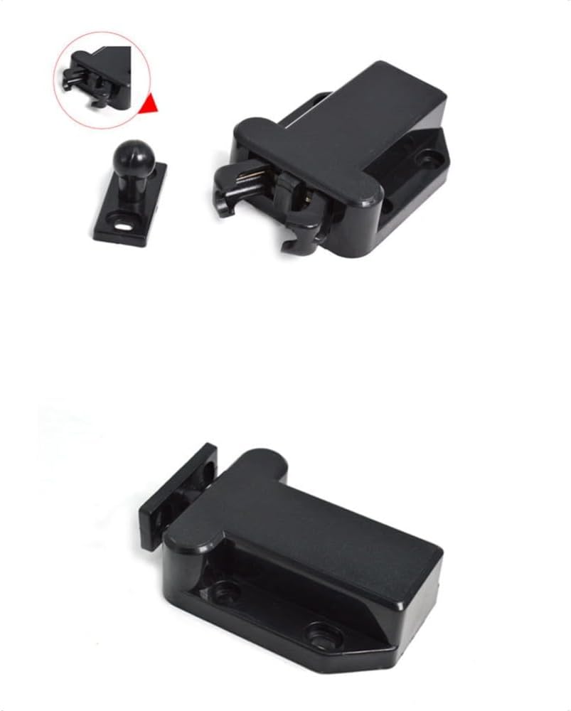 ya 26 10.21 baidi 4 Pcs Self-Locking Device Child Cabinet Closer Latch Press Pop Open