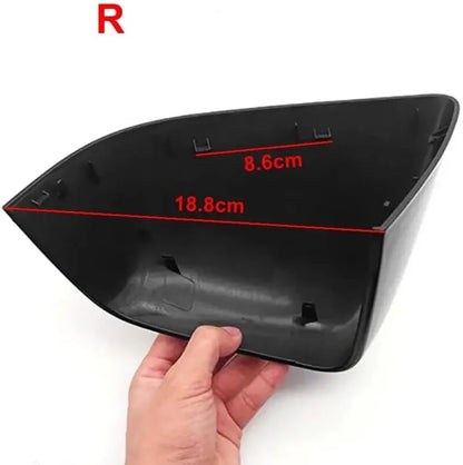 ya 11 9.14 baidiRight Black Rear View Side Mirror Skull Cover for Tesla Model 3 2017-23 1092292