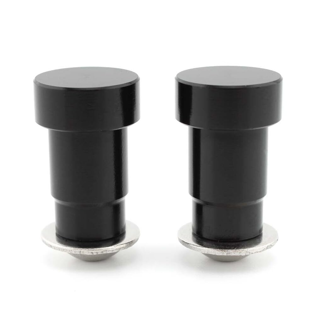 ya 9 10.24 CNC Mirror Hole Caps Cover Fit for Thruxton Pair Aluminum Black Motorcycle