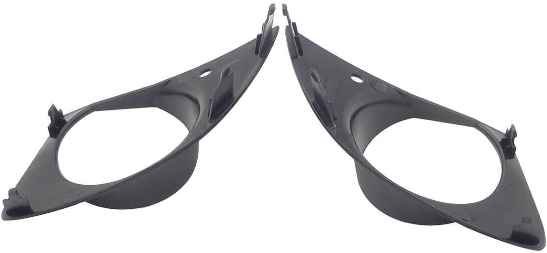 ya 10 9.16 zhengce 1Pair Front Bumper Fog Light Lamp Cover Trim Bezel for BMW 7SERIES E66 2005
