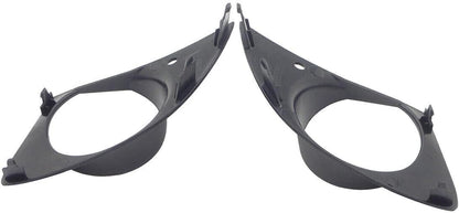 ya 10 9.16 zhengce 1Pair Front Bumper Fog Light Lamp Cover Trim Bezel for BMW 7SERIES E66 2005