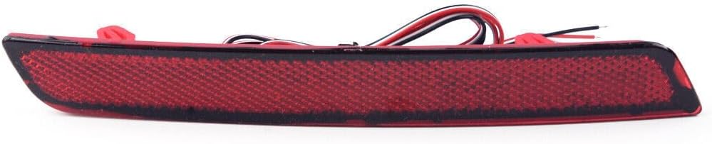ya 4 8.14 2pcs LED Rear Bumper Reflector Brake Tail Light for Chevrolet Malibu 2012-2015