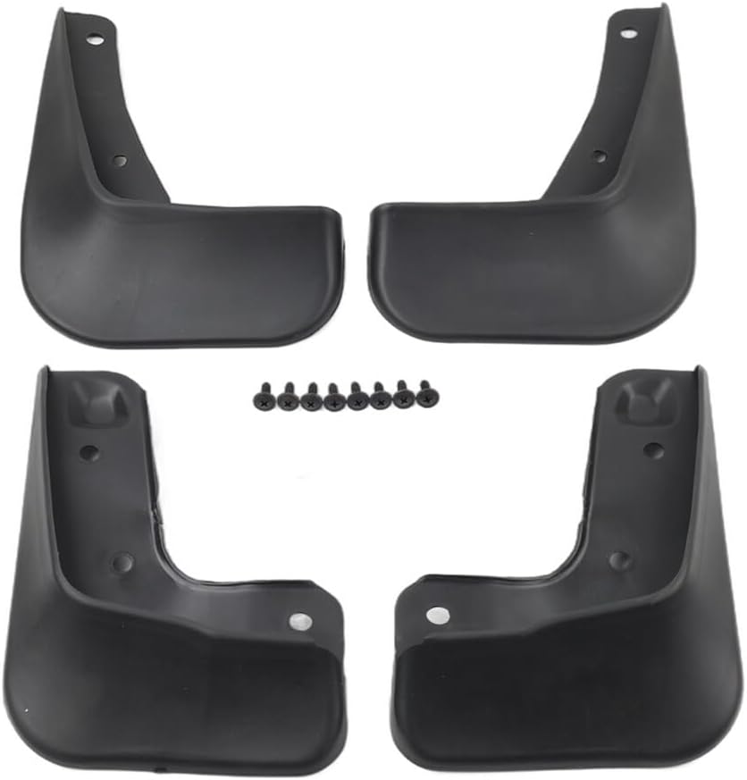 ya 4 8.10 Mud Guards Splash 4 Piece Front and Rear for 2008-2013 for Mitsubishi Lancer Sedan