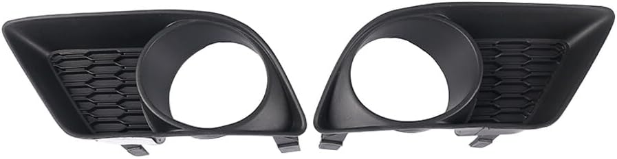 ya 9 10.24 2Pcs Front Fog Light Cover Bezel Black Left+Right For 2011-2014 for Charger