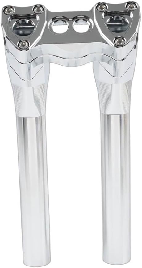 ya 11 9.14 baidiChrome 10 inch Tall Handlebar Risers Pullback 1.5 for Harley 1-1/8'' Clamp